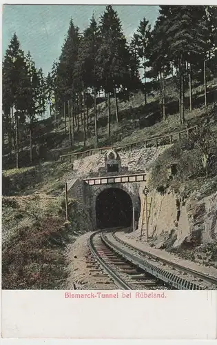 (64836) AK Rübeland, Harz, Bismarcktunnel, vor 1945