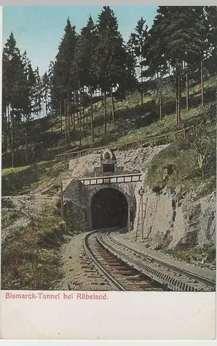 (64834) AK Rübeland, Harz, Bismarcktunnel, vor 1945