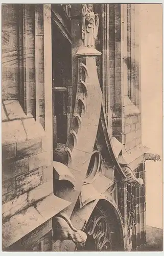 (64819) AK Meißen, Dom, Wimperg, Übergang 3. zu 4. Stock, vor 1945