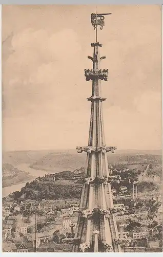 (64818) AK Meißen, Dom, Südturm, Helmspitze, vor 1945