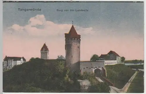 (64772) AK Tangermünde, Burg von der Landseite 1921