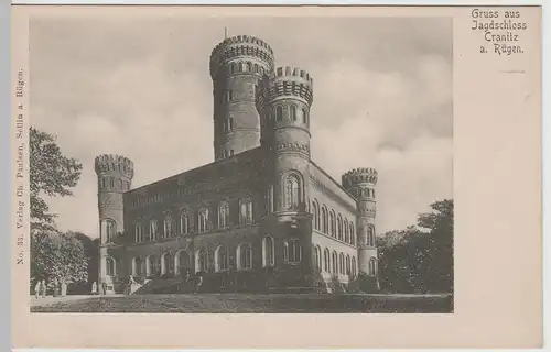 (64700) AK Binz, Rügen, Jagdschloss Granitz, vor 1945