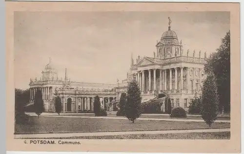 (64694) AK Potsdam, Neue Palais, Communs, vor 1945