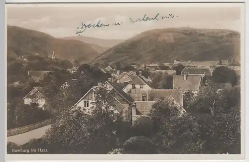 (64548) Foto AK Ilsenburg, Harz, Panorama, Blick Richtung Brocken 1933