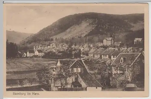 (64543) AK Ilsenburg, Harz, Ortsansicht 1936