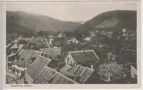 (64539) AK Ilsenburg, Harz, Panorama, vor 1945