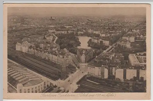 (64387) AK Berlin, Blick vom Funkturm 1910/20er