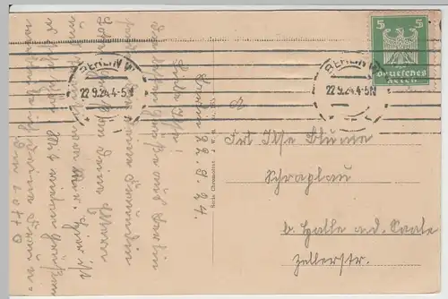 (64378) AK Berlin, Unter den Linden, Friedrichstraße 1924