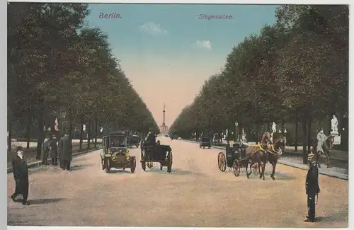 (64347) AK Berlin, Siegesallee 1910er