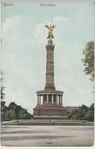 (64343) AK Berlin, Siegessäule 1910er