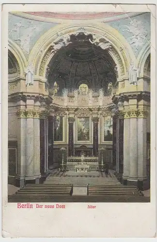 (64322) AK Berlin, Altar im neuen Dom 1906