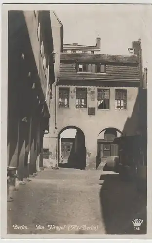 (64427) Foto AK Alt-Berlin, am Krögel 1930
