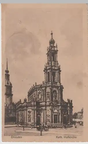 (64269) AK Dresden, Kath. Hofkirche 1933