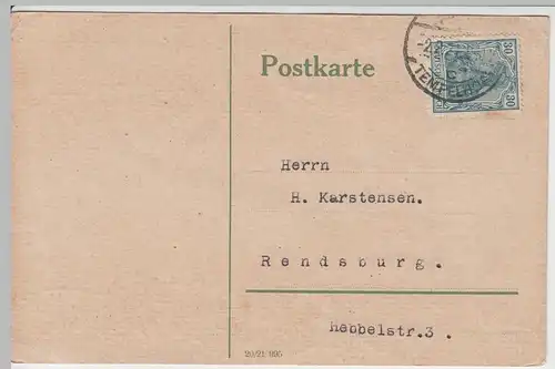 (64266) Postkarte vom Klub Kurzhaar e.V., Berlin Tempelhof 1921