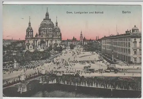 (64260) AK Berlin, Dom, Lustgarten und Schloss 1910/20er