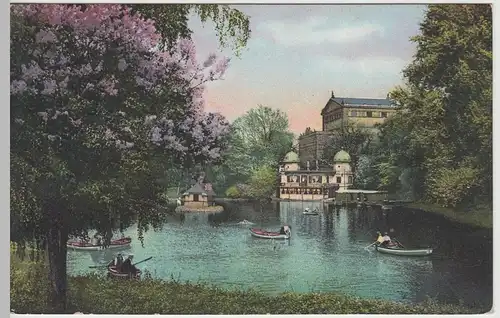 (64191) AK Dresden, Zwinger, Partie am Zwingerteich 1908