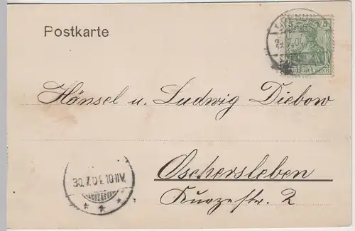 (64190) AK Dresden, Großer Garten, Kentaurengruppen 1904