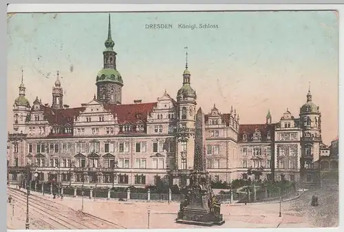 (64189) AK Dresden, Schloss 1909