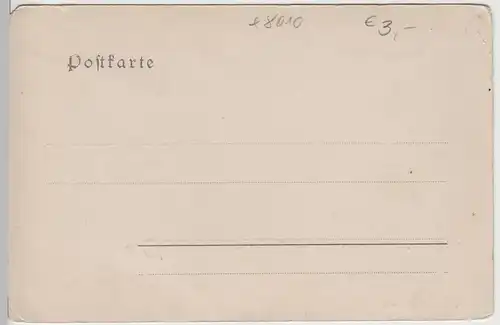 (64176) AK Dresden, Ital. Dörfchen, Oper, Fernheizwerk, bis um 1905