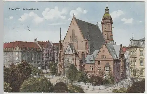 (64171) AK Leipzig, Thomaskirche 1928