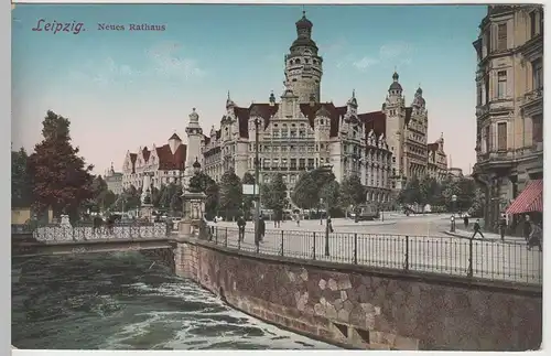 (64125) AK Leipzig, Neues Rathaus, vor 1945