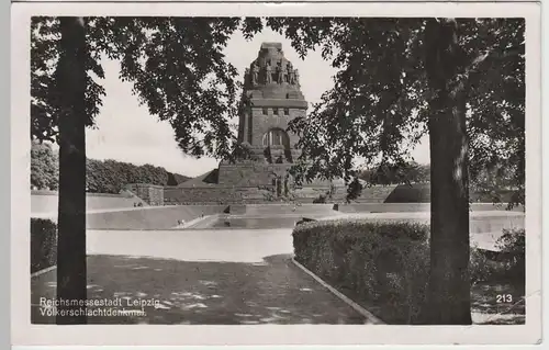 (64112) Foto AK Leipzig, Völkerschlachtdenkmal 1941