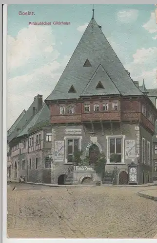 (63895) AK Goslar, Altdeutsches Gildehaus 1917