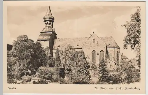 (63894) Foto AK Goslar, Kirche vom Kloster Frankenberg, vor 1945
