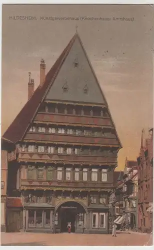 (63857) AK Hildesheim, Kunstgewerbehaus, Knochenhaueramtshaus 1916