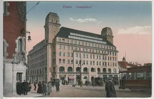 (63775) AK Essen, Handelshof, vor 1945