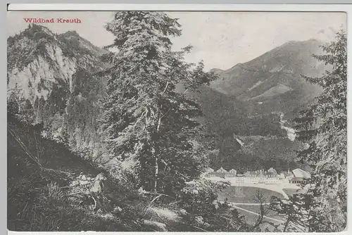 (63529) AK Wildbad Kreuth, Panorama, um 1911