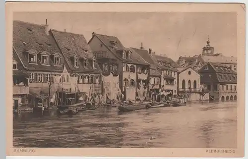 (63389) AK Bamberg, Klein Venedig, vor 1945