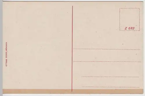 (63346) AK Schloss Berg am Starnberger See, Segelboot, vor 1945