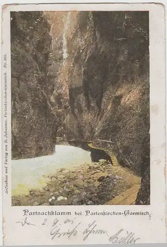 (63280) AK Partnachklamm, Reintal 1901