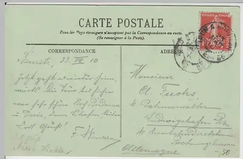 (63246) AK Biarritz, Strand, Plage à Marée Basse 1910