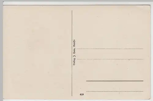 (63062) AK Ostseebad Bansin, Hoher Seegang, vor 1945