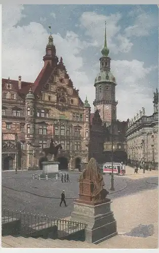 (63031) AK Dresden, Schlossplatz 1932