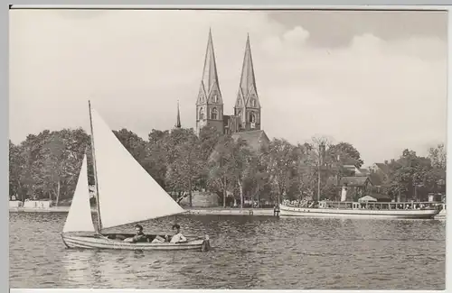 (63025) Foto AK Neuruppin, am Ruppiner See 1965