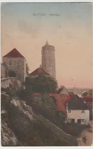 (62988) AK Bautzen, Mühltor, 1920