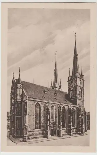(62941) AK Saalfeld a.d. Saale, Johanneskirche, vor 1945