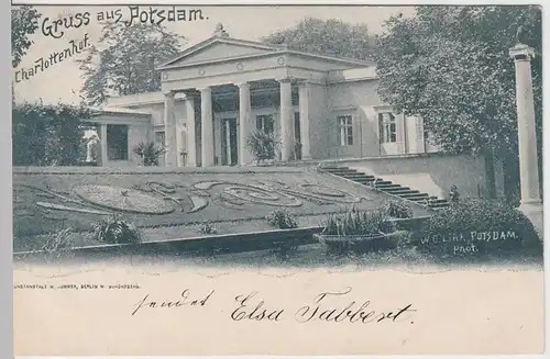 (62805) AK Gruss aus Potsdam, Charlottenhof, 1898