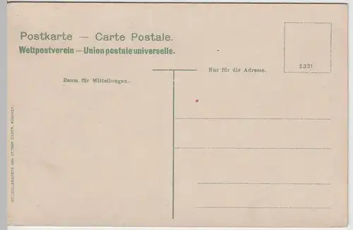 (62796) AK Saalfeld, Panorama, um 1905