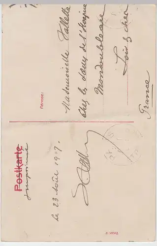 (62599) AK Trier, Dom Haupteingang, 1907