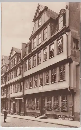 (62556) Foto AK Frankfurt a.M., Goethehaus, 1920er/30er