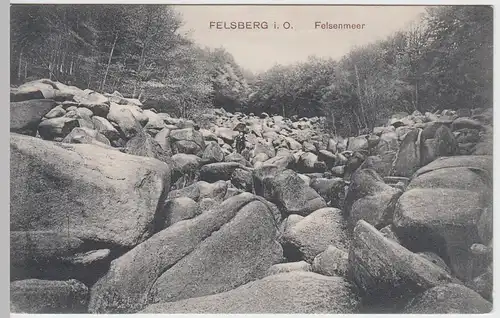 (62435) AK Felsberg im Odenwald, Felsenmeer, vor 1945