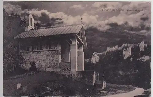 (62432) AK Donautal, St. Mauruskapelle, 1907