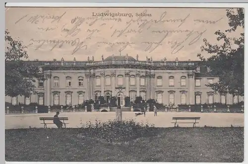 (62367) AK Ludwigsburg, Schloss, 1911