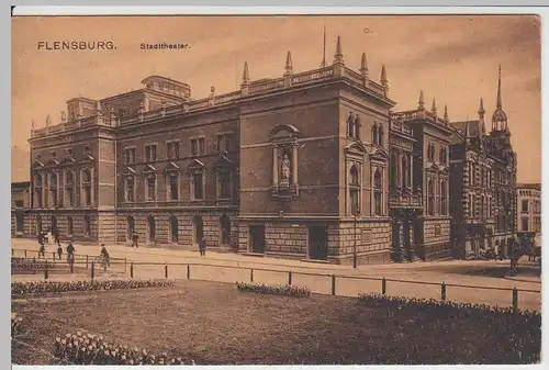 (62330) AK Flensburg, Stadttheater, vor 1945