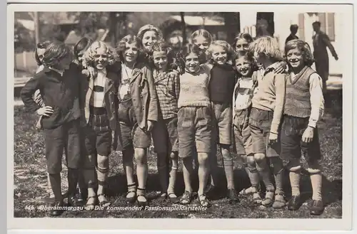 (62289) Foto AK Oberammergau, komm. Passionsspieldarsteller, vor 1945