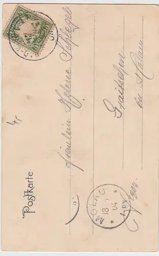 (62228) AK Bad Kissingen, Nachmittags-Café v.d. Conversationshaus 1904